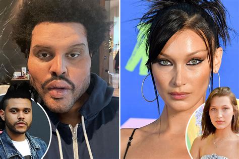 the weeknd plastic surgery bella hadid